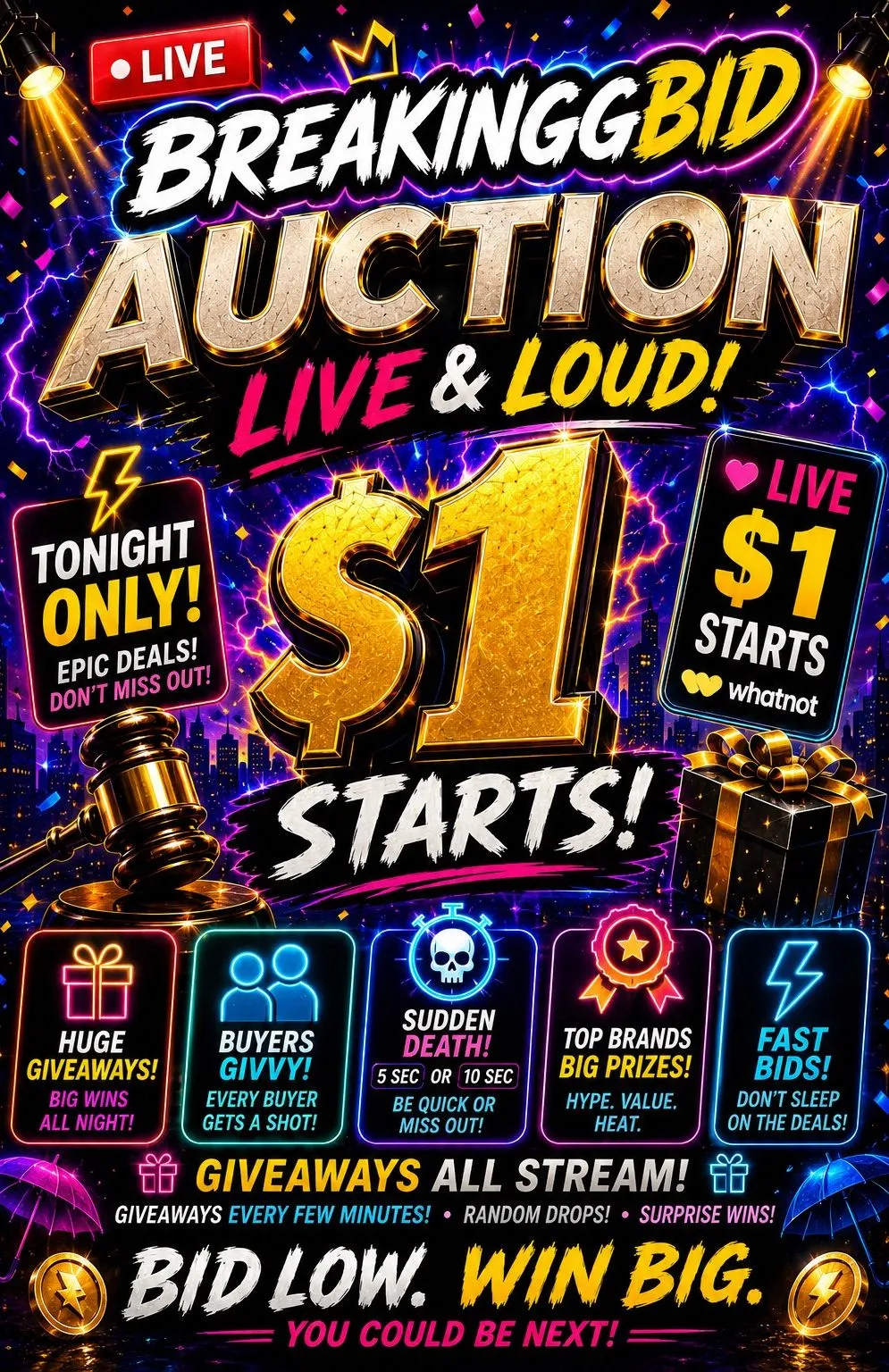 Thumbnail for live show