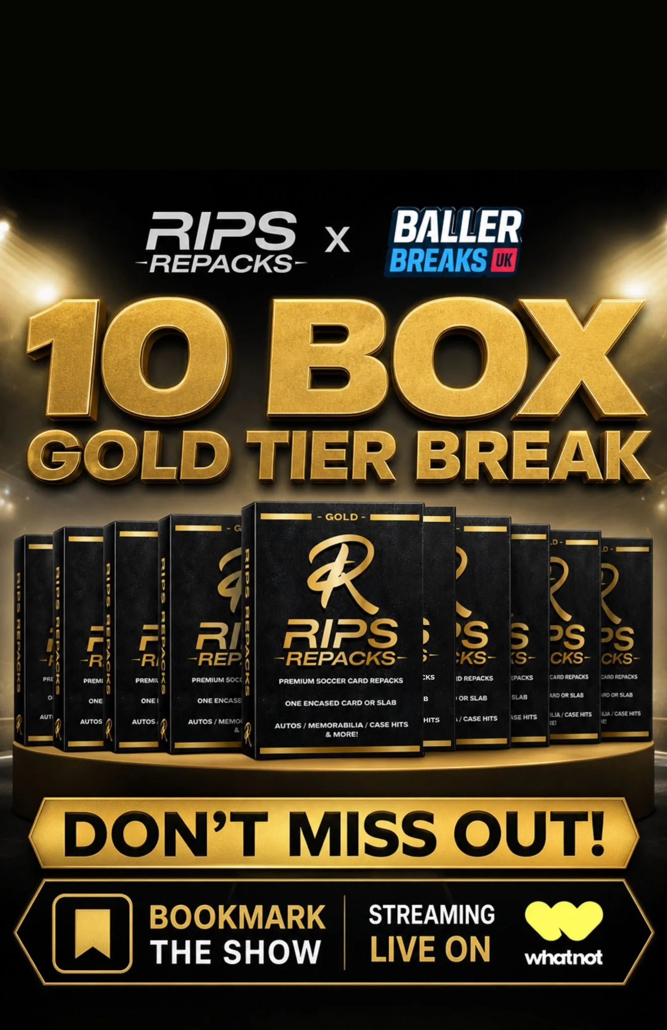 FREE BOXES! RIPS REPACKS 10 BOX GOLD BREAK!🔥