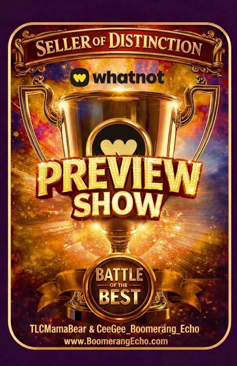 Thumbnail for live show