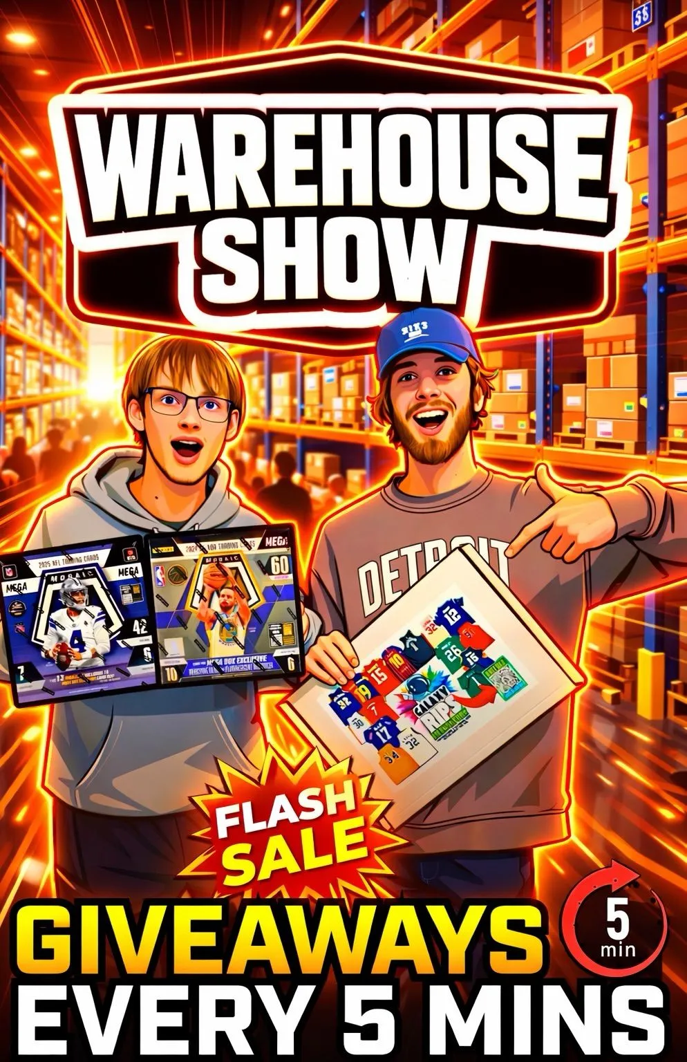 WAREHOUSE GIVEAWAY SHOW! WAX SURPLUS!📦62