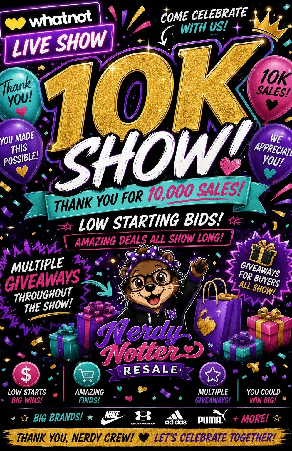 Thumbnail for live show