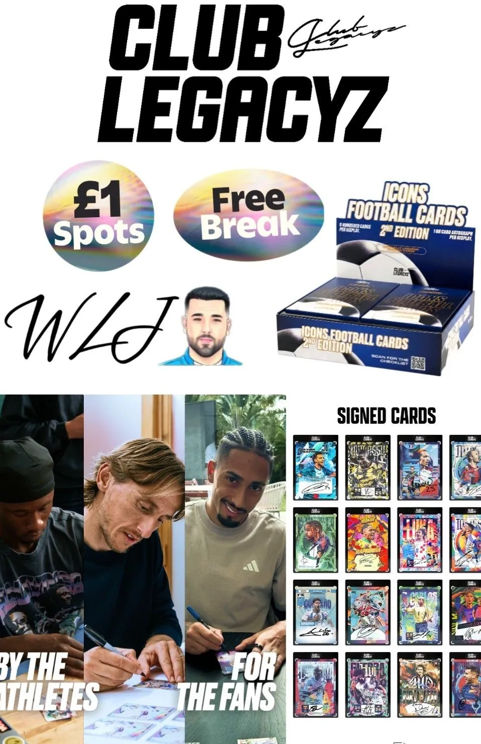 FREE BREAK! £1 STARTS! CLUB LEGACYZ