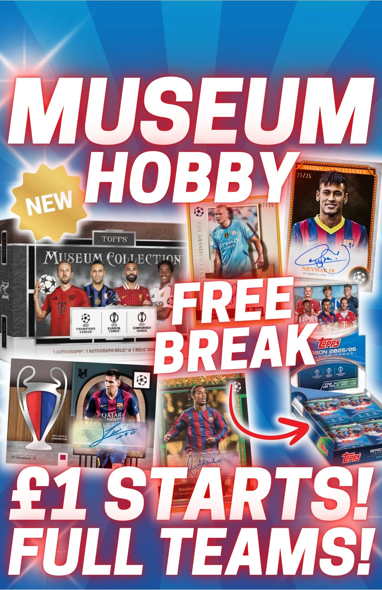 🇬🇧 FREE BREAK! MUSEUM £1 STARTS! 🔥