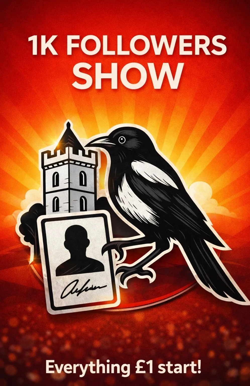 1K Followers Show! £1 starts💥 Buyers Giveaway!💰