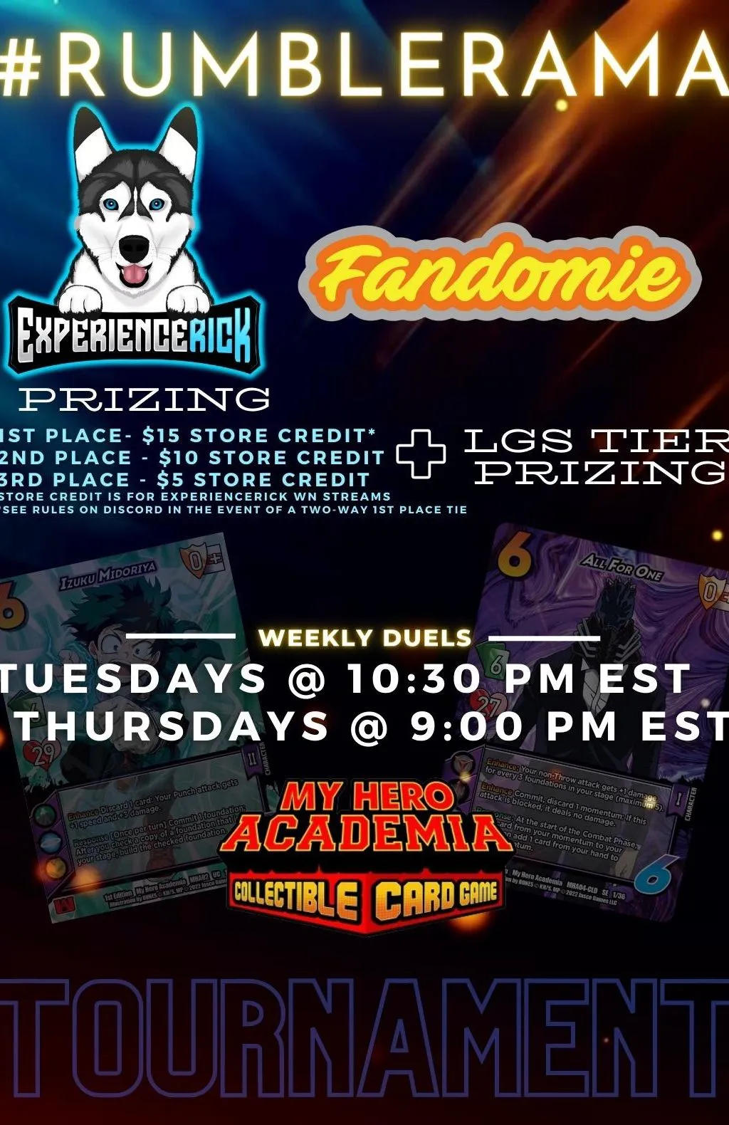 Thumbnail for live show