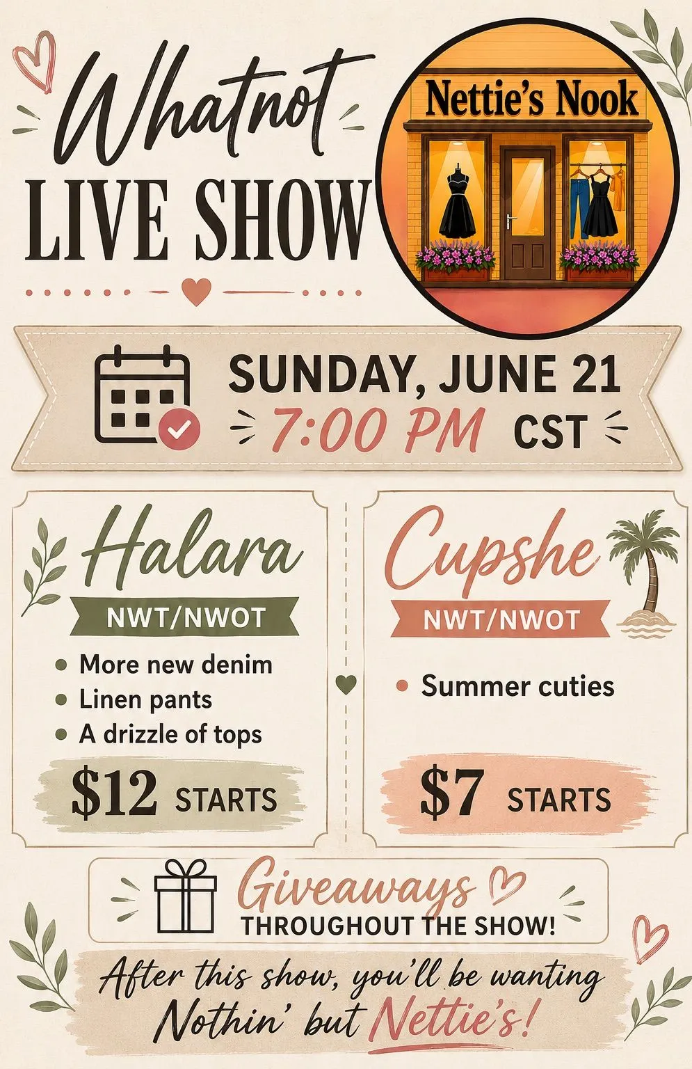 Thumbnail for live show
