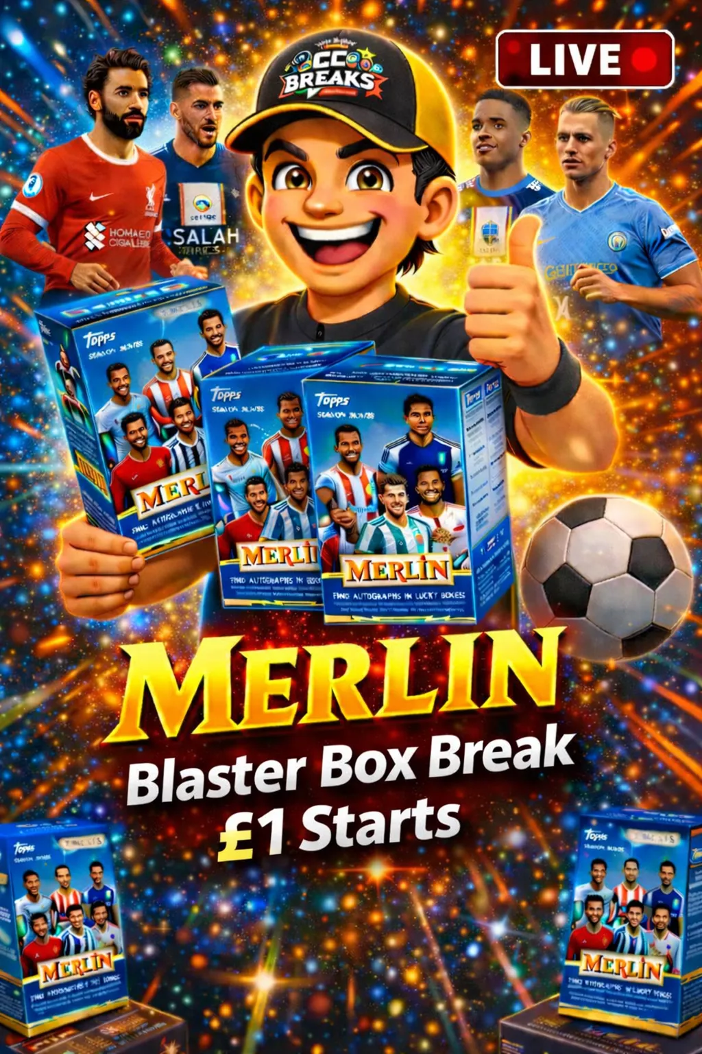 Topps Merlin Break - £1 Starts - (FULL TEAMS)