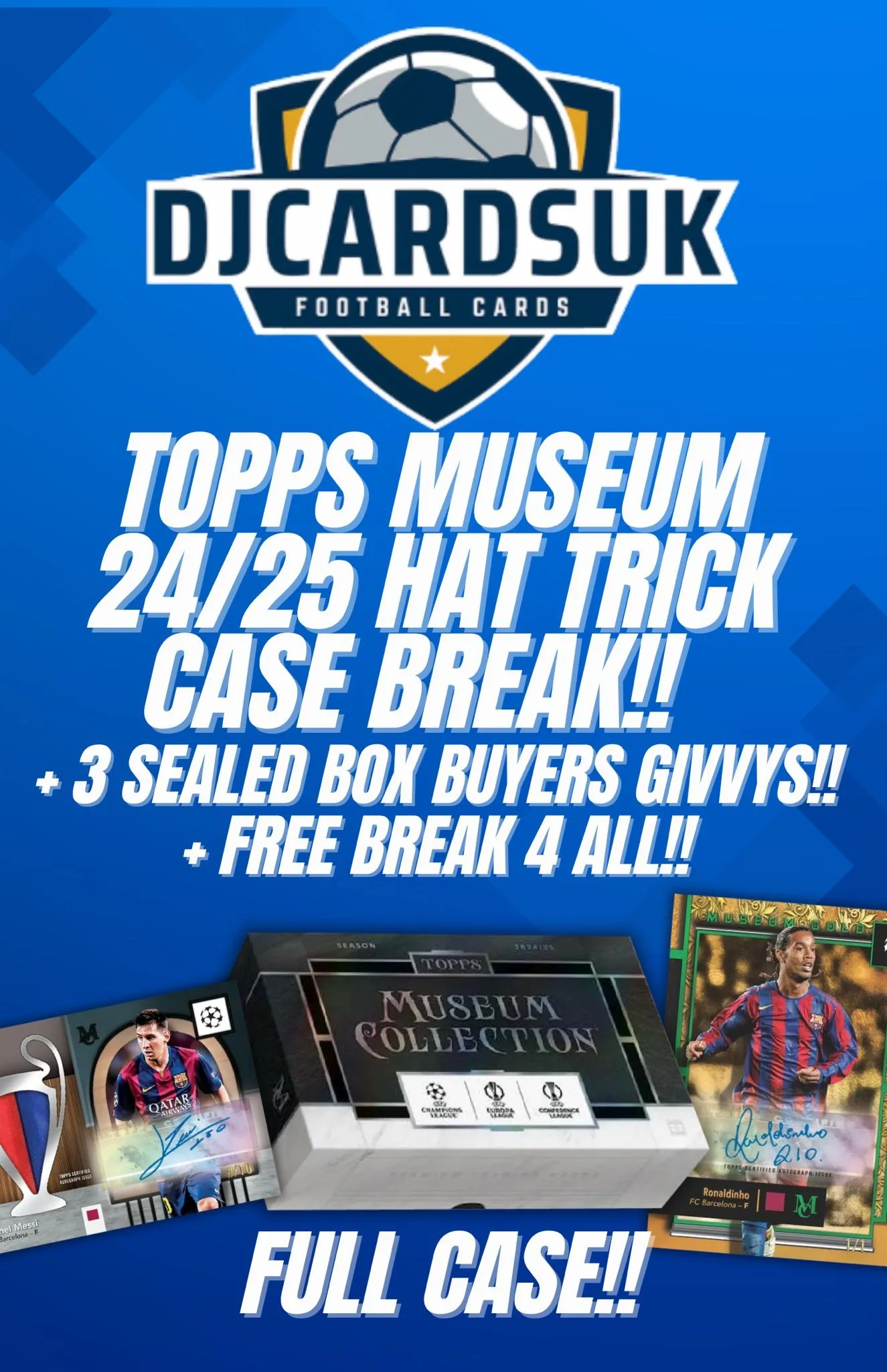 MUSEUM HAT TRICK CASE BREAK!! 3x SEALED BOXES BUYERS GIVVYS!! + FREE BREAK FOR ALL 😮‍💨🤩