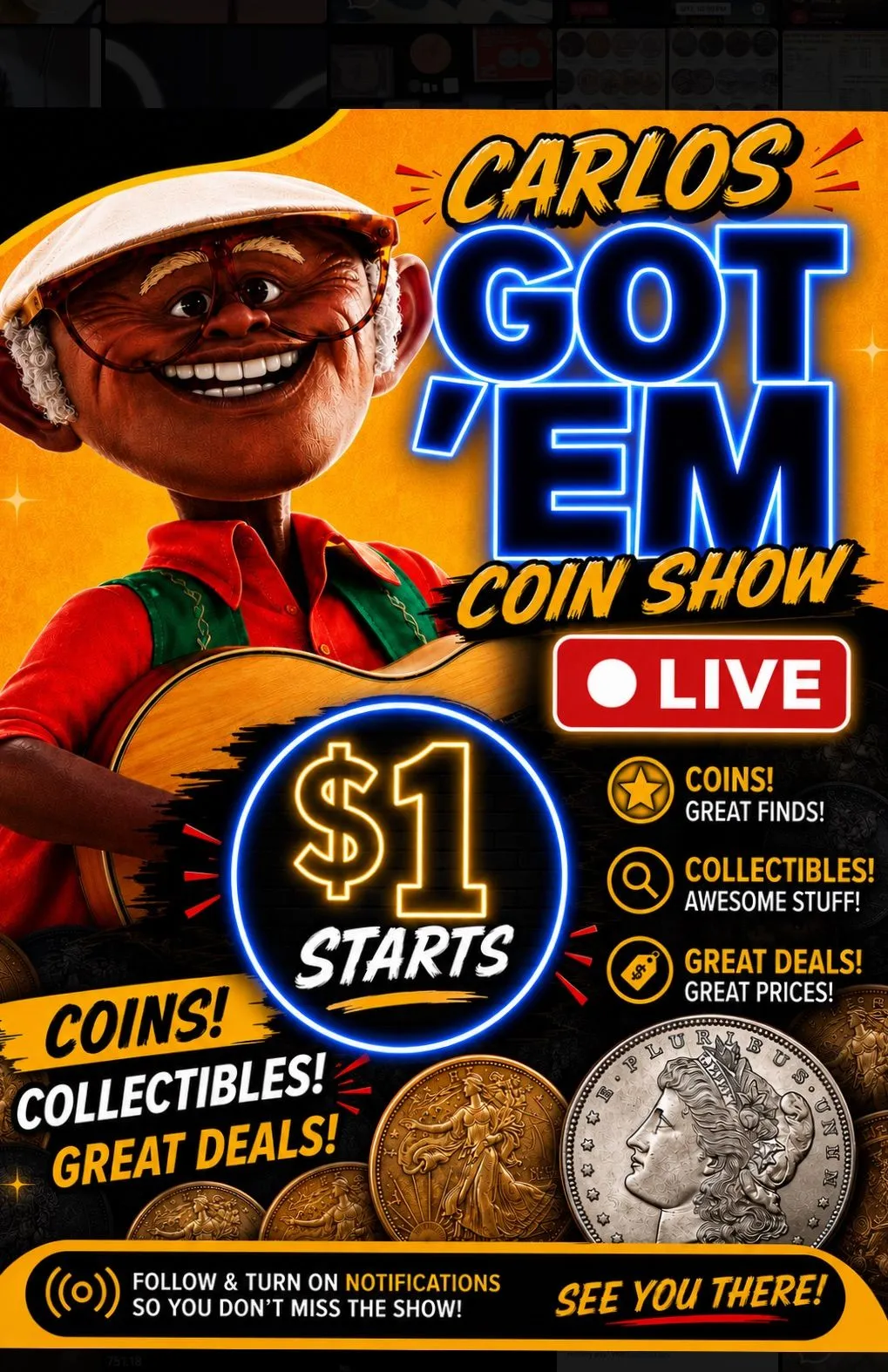 Thumbnail for live show