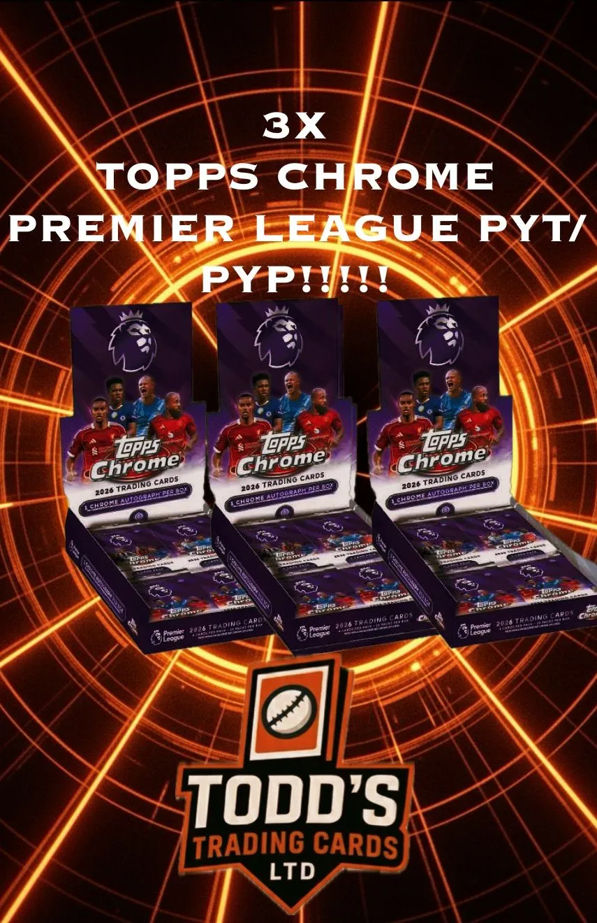 SPOTS LIVE!!FREE BOX!!!! 3x TOPPS CHROME PREM HOBBY PYT/PYP