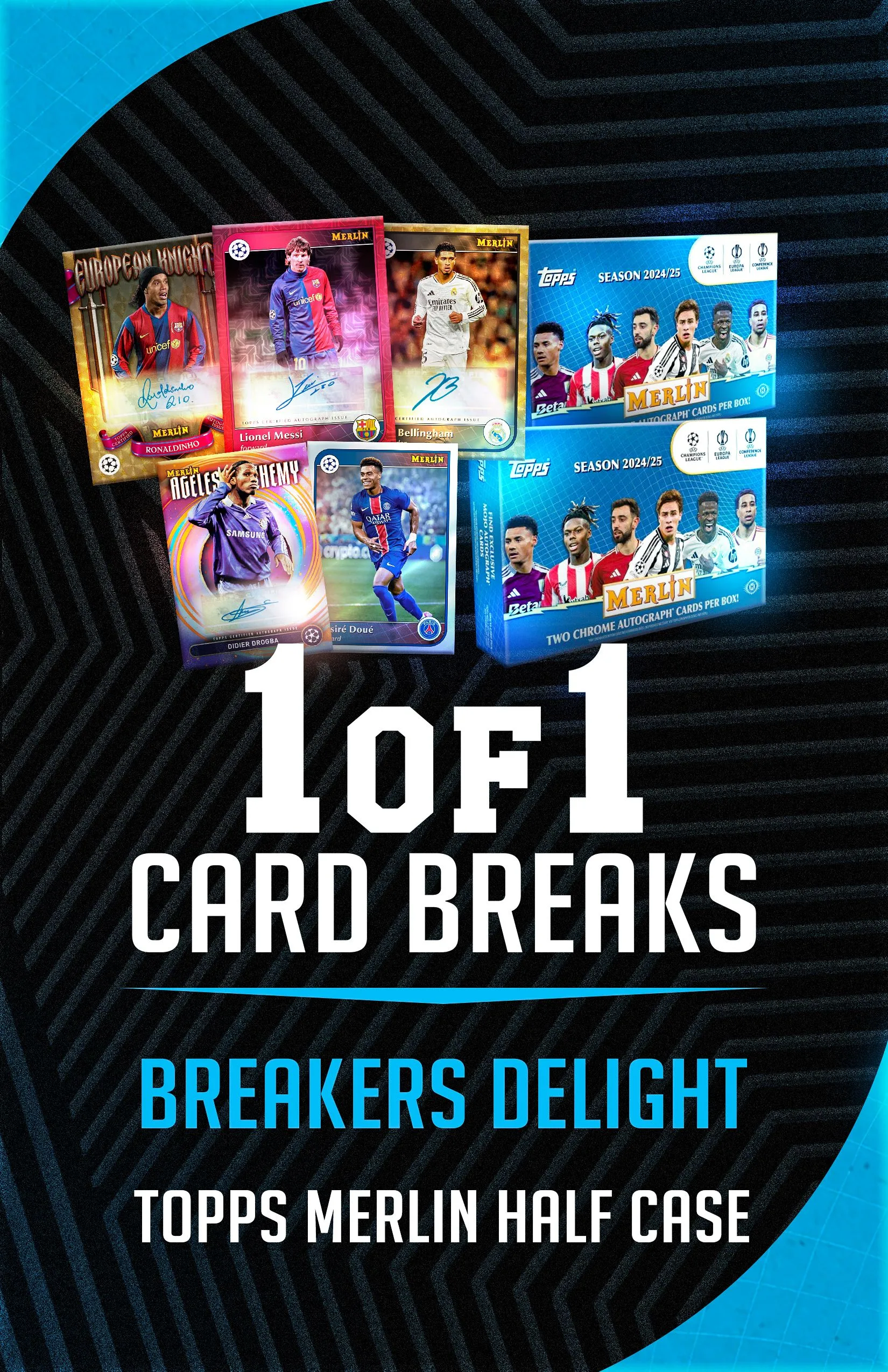 BREAKERS DELIGHT MERLIN!! Half Case Break with Dan