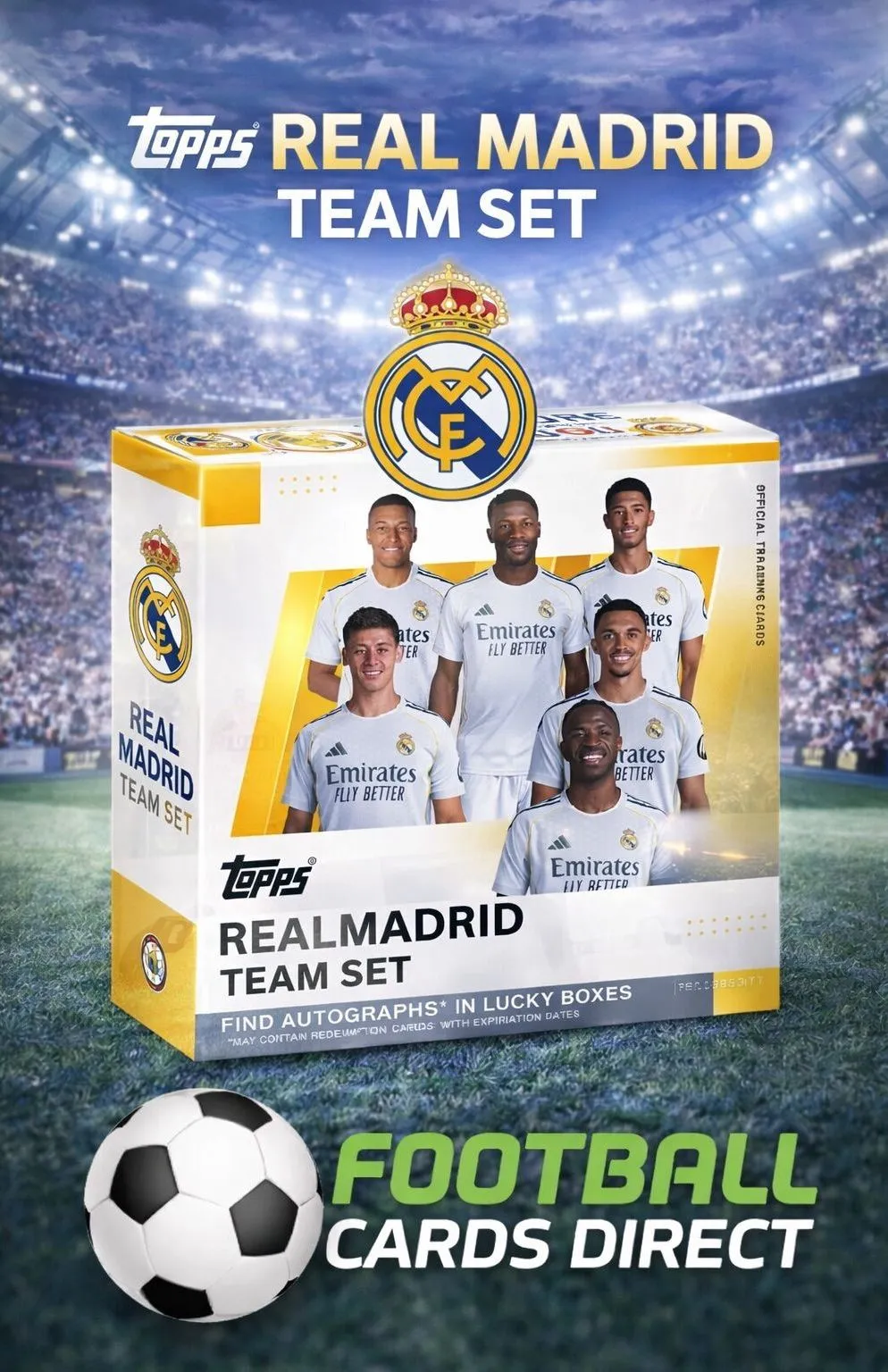 ⚪️£1 STARTS!⚫️REAL MADRID TEAM SETS! 💥 DOUBLE BOX BREAKS!