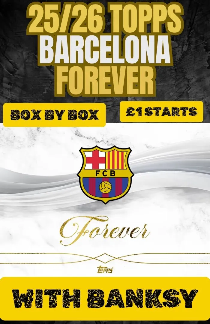 £1 STARTS! 25/26 TOPPS BARCELONA FOREVER