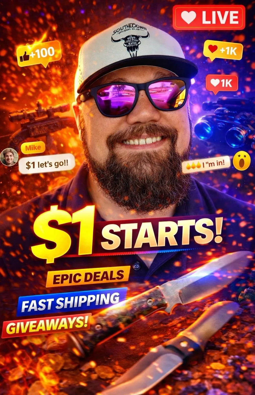 Thumbnail for live show