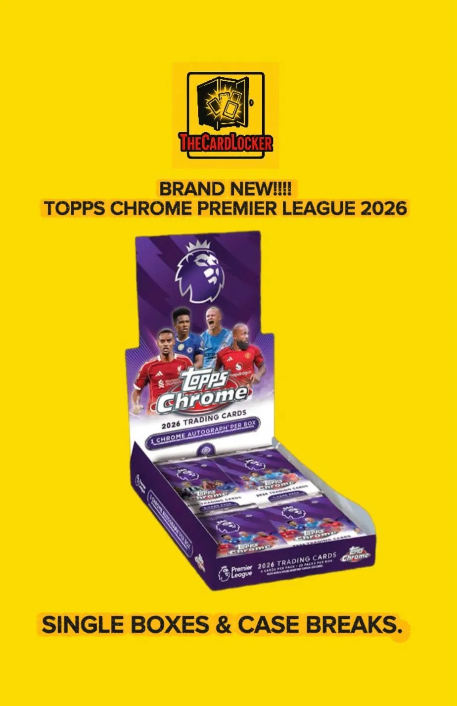 💥 BRAND NEW TOPPS PREMIER LEAGUE CHROME 2026 CASE BREAK & SINGLE BOXES 💥