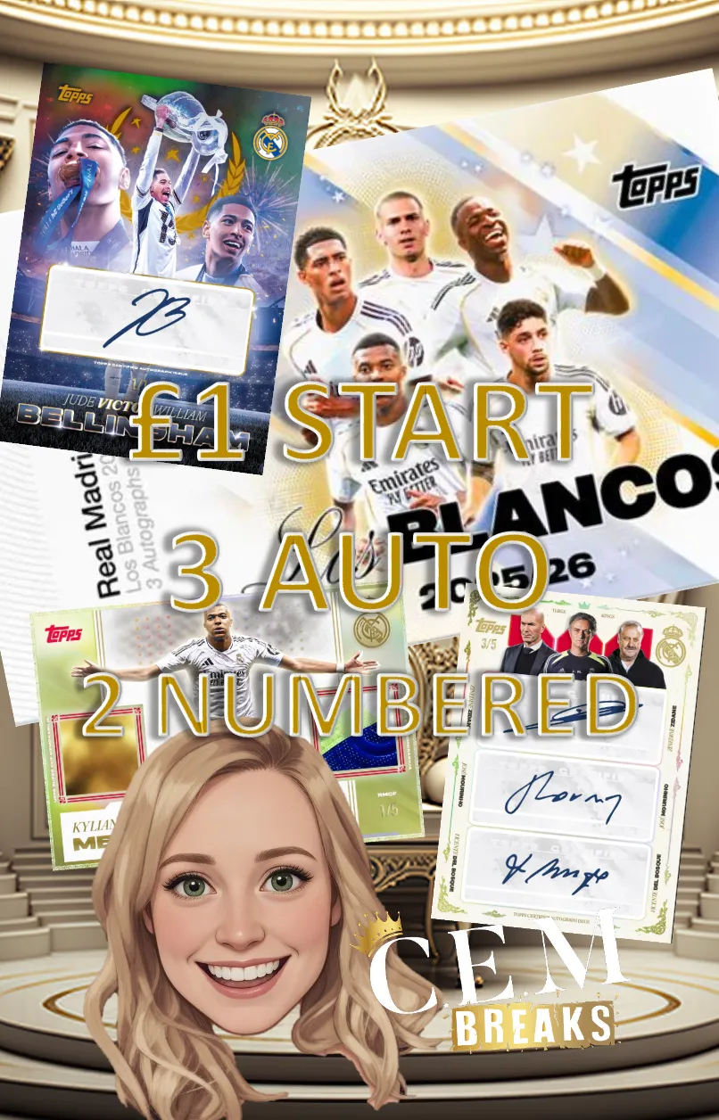£1 FLASH BREAKS REAL MADRID LOS BLANCOS 3 AUTOS & GIVEAWAYS!!