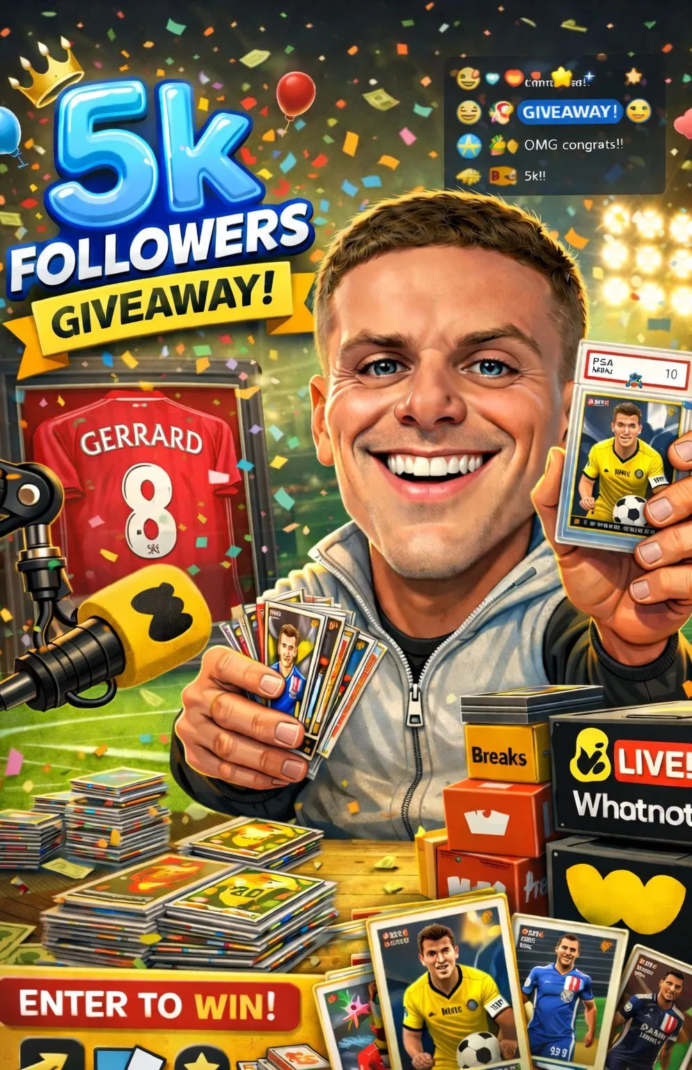 SIGNED GERRARD FRAMED SHIRT - 5K FOLLOWERS GIVEAWAY SPECIAL