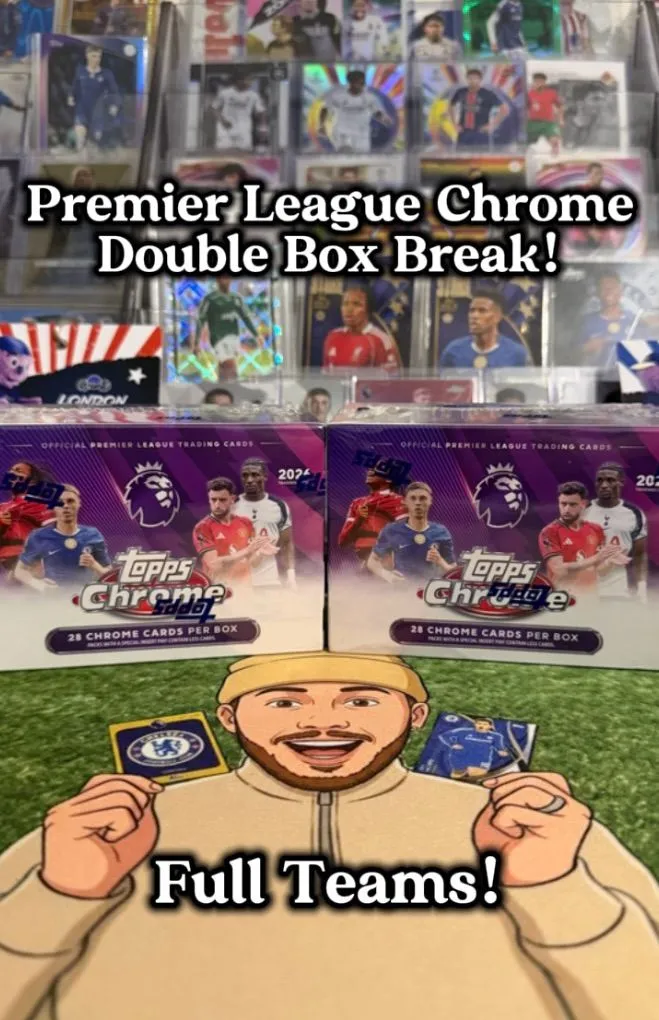 Double Premier League Chrome Value Box Break!