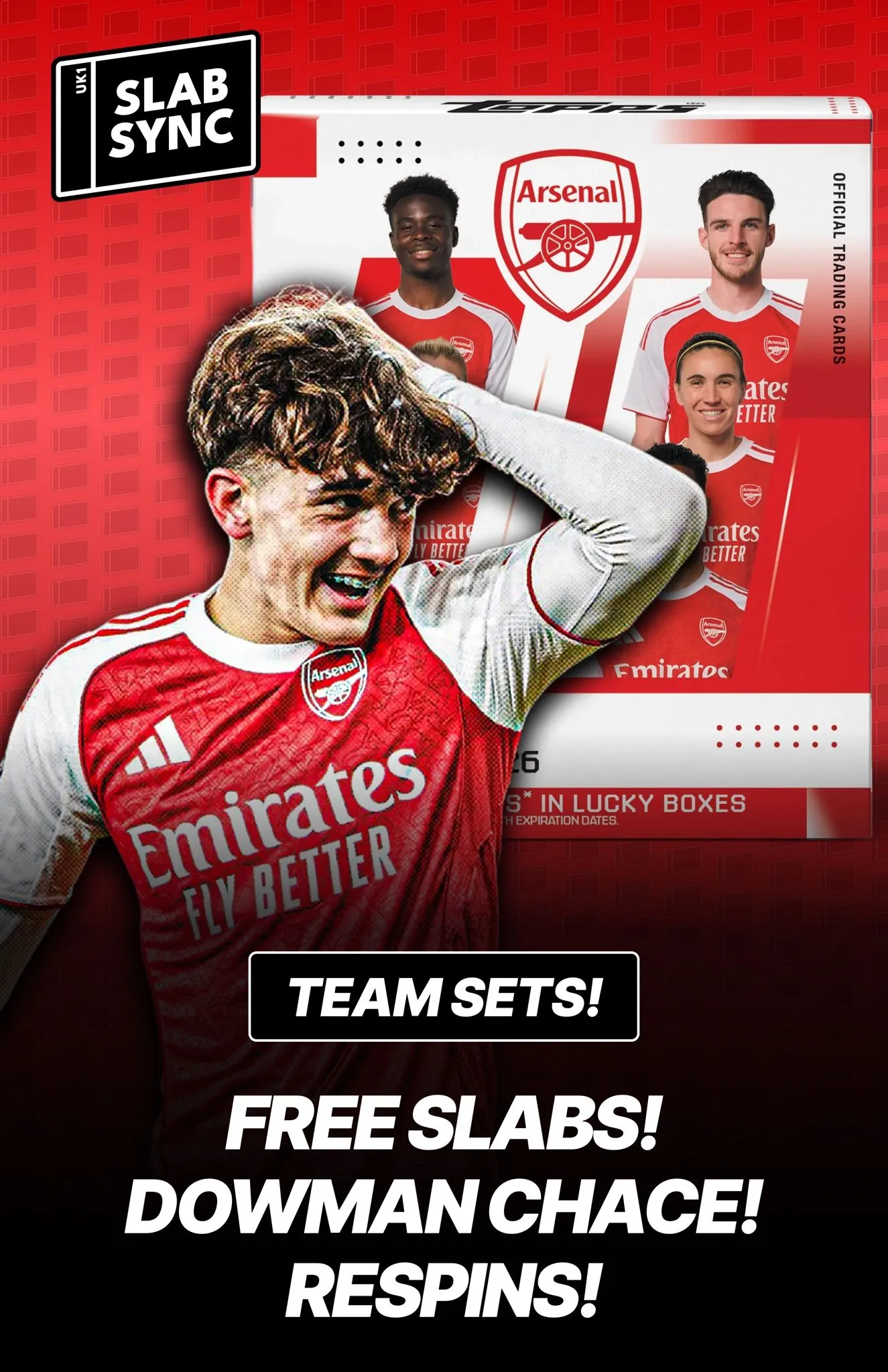 ARSENAL TEAM SET 25/26 | FREE SLABS! 🤑