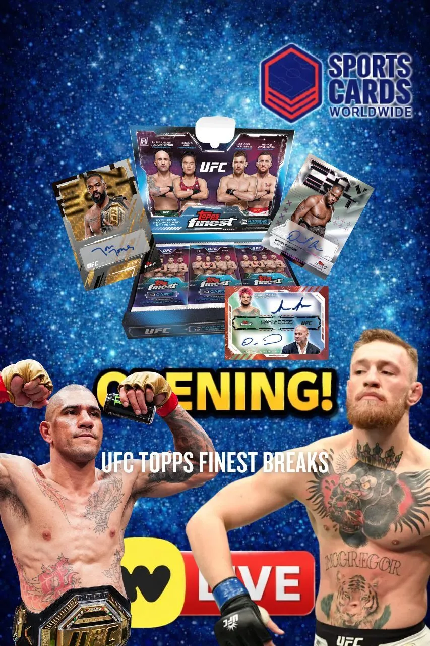 🇬🇧 Topps Finest UFC Hobby Box Breaks with Bri
