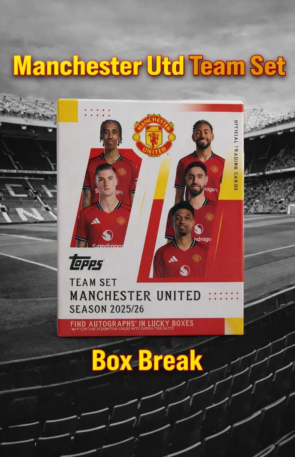 Manchester United Team Set Triple Boxer