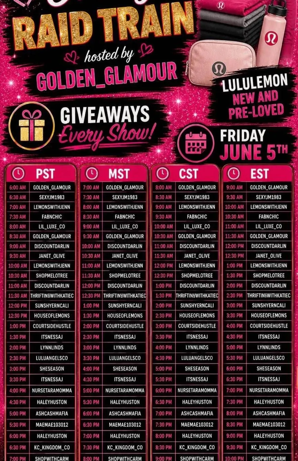 Thumbnail for live show