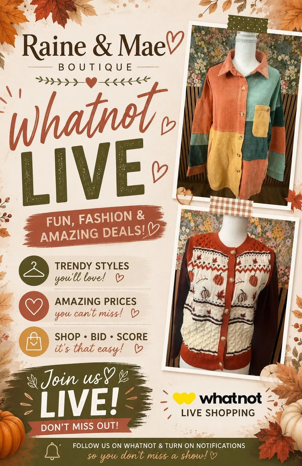Thumbnail for live show