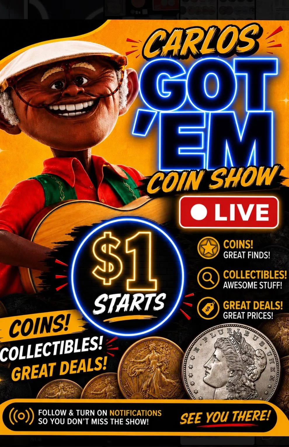 Thumbnail for live show