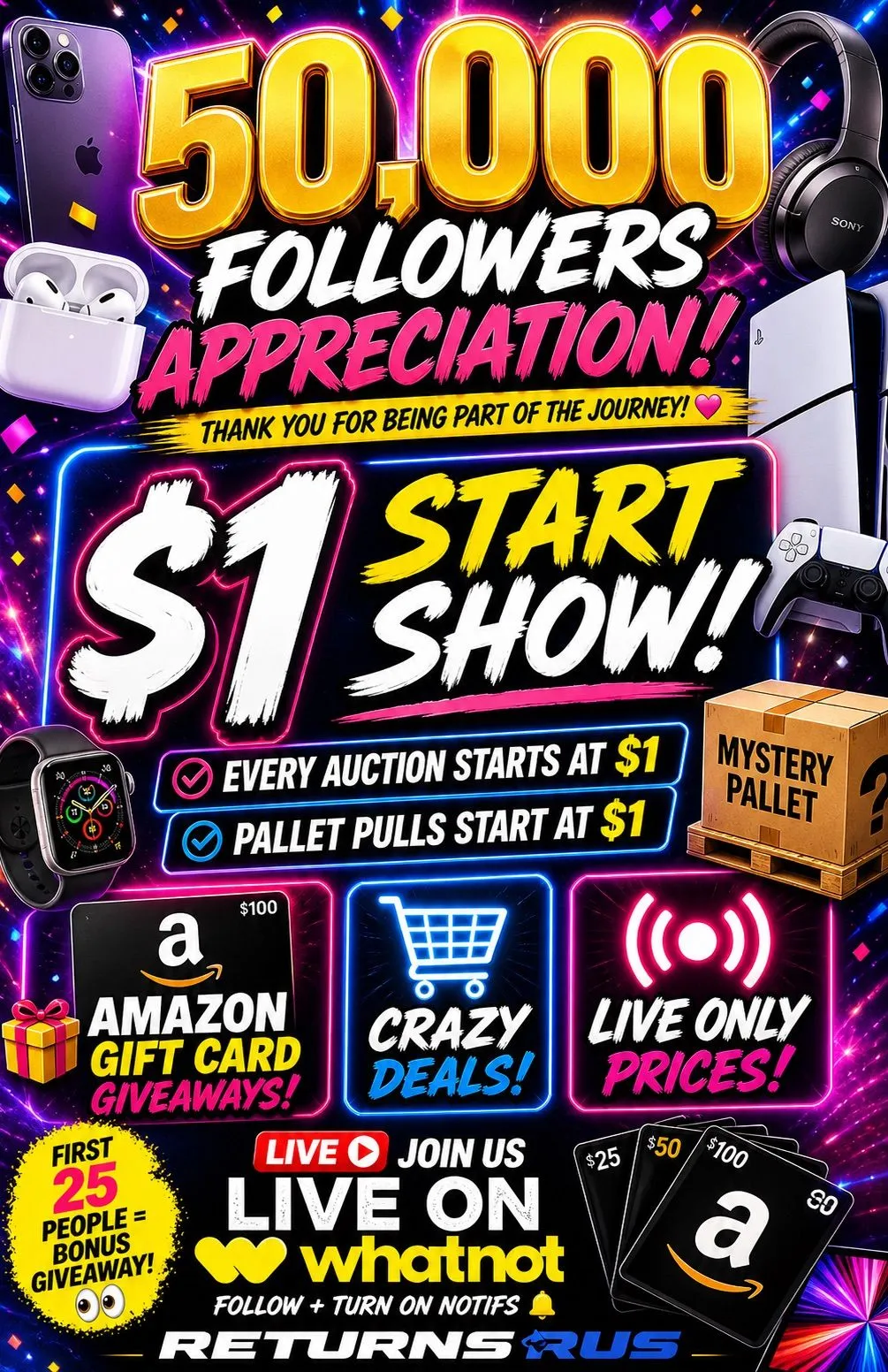 Thumbnail for live show