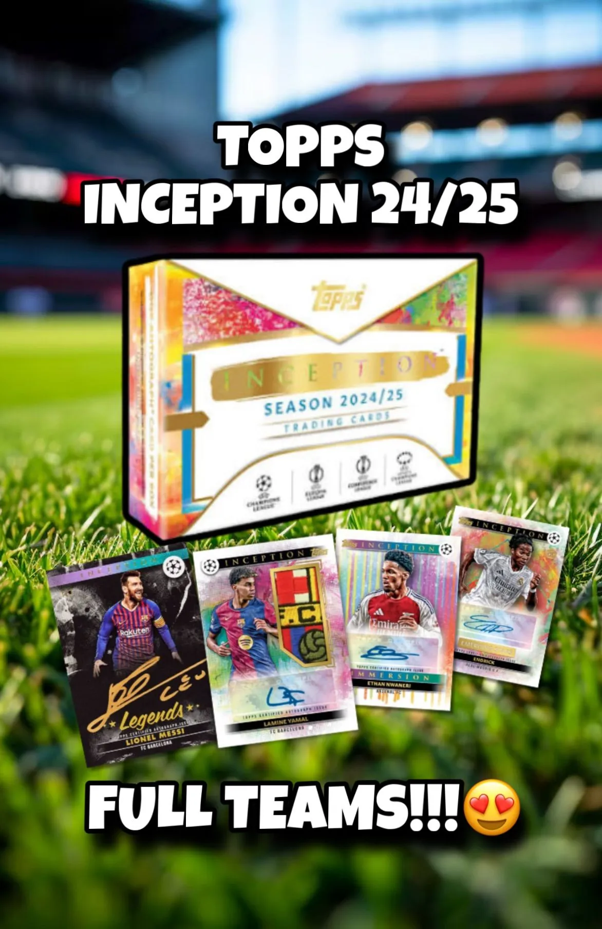 TOPPS INCEPTION 24/25 FULL TEAMS!!😍
