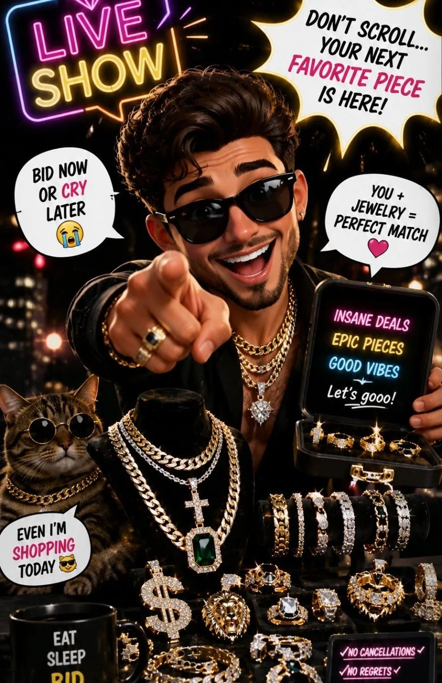 Thumbnail for live show