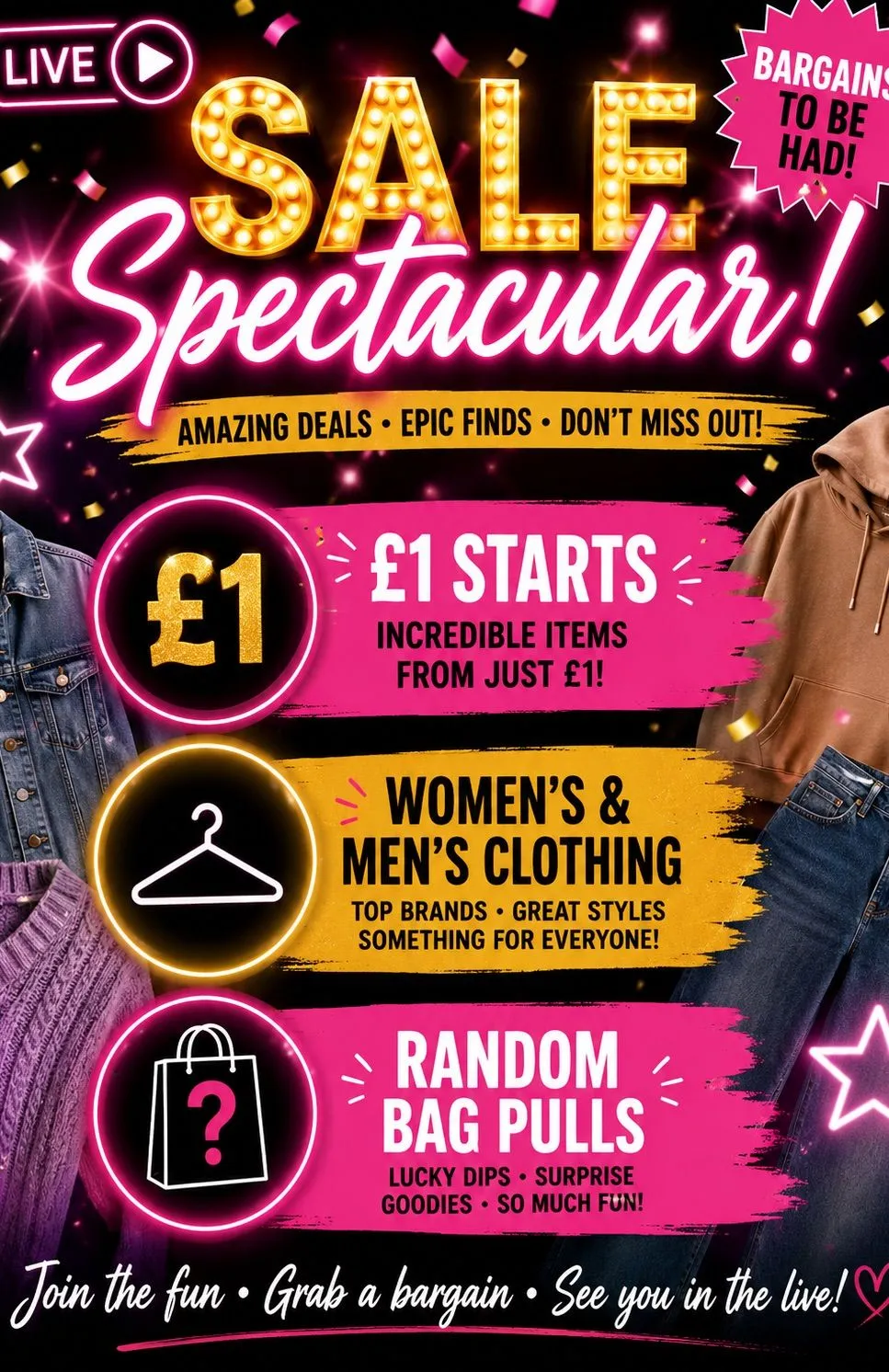 Thumbnail for live show