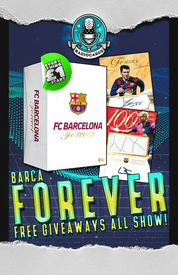 🎙️ BARCELONA FOREVER!! 🎙️ £1 STARTS!! 🔥 🔥 🔥