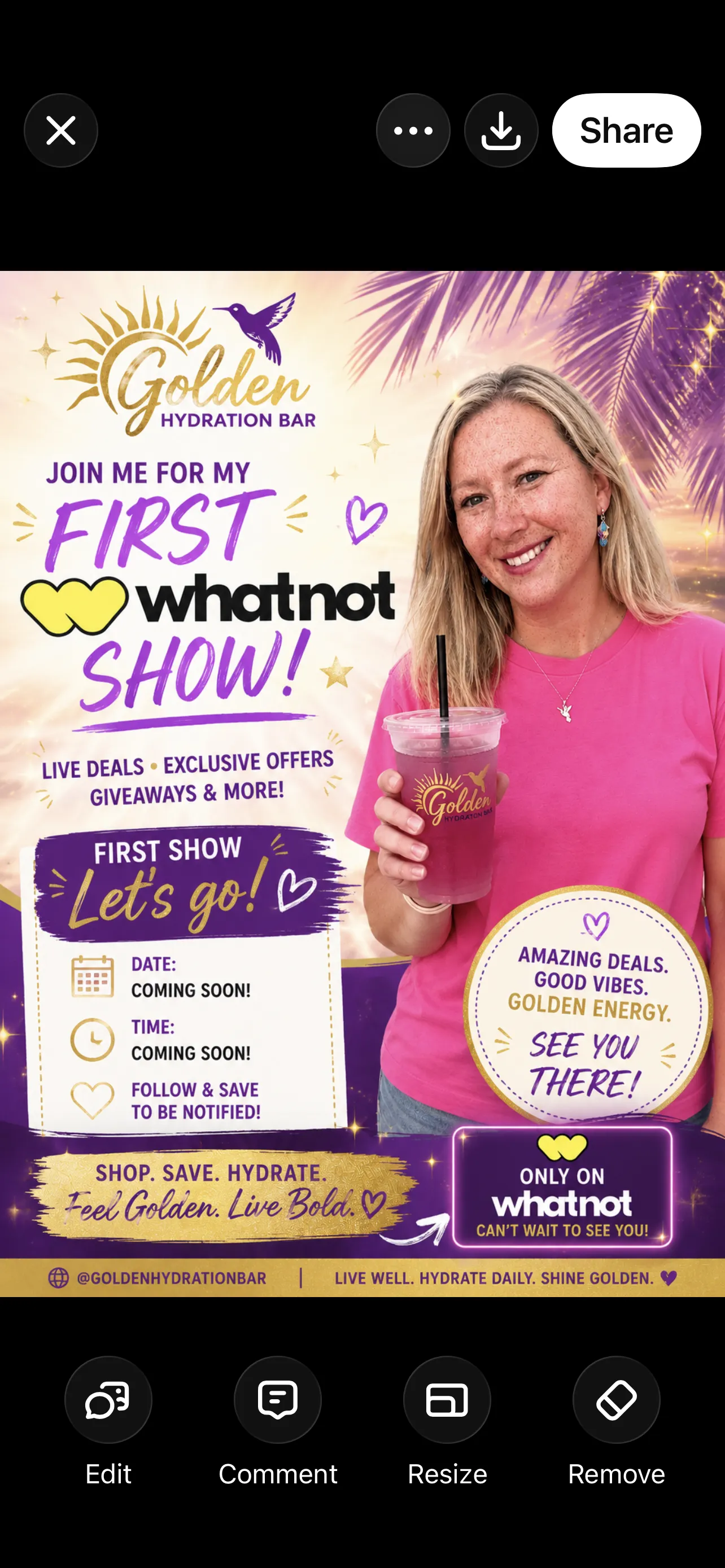 Thumbnail for live show