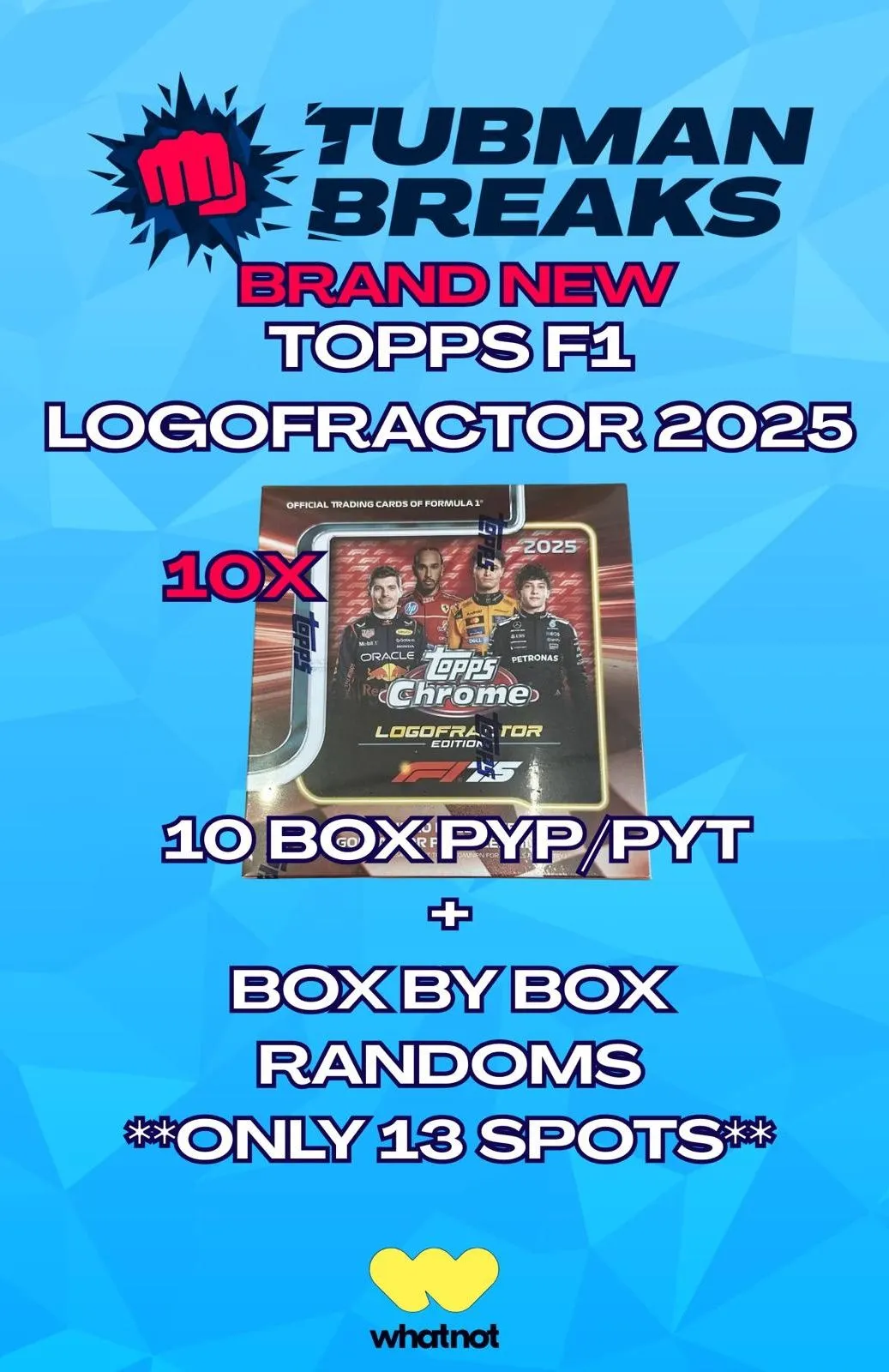 TOPPS F1 LOGOFRACTOR 10 BOX BREAK!
