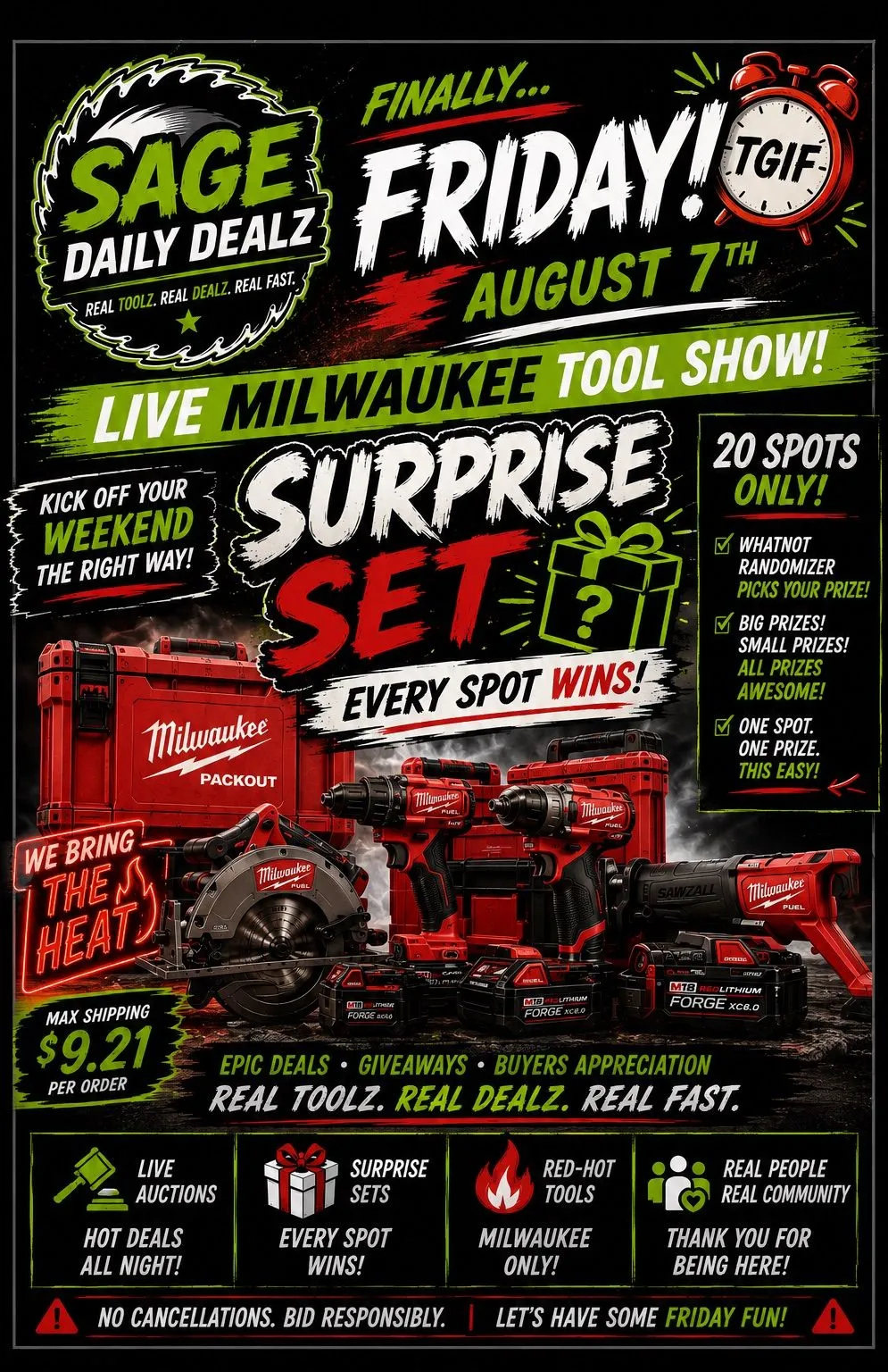 Thumbnail for live show