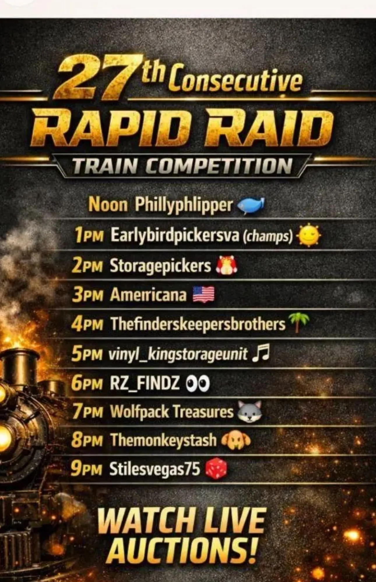 Thumbnail for live show