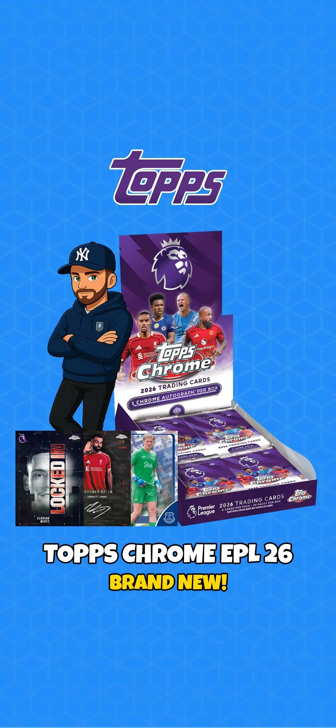 BRAND NEW💥2026 TOPPS CHROME EPL💥FULL TEAMS