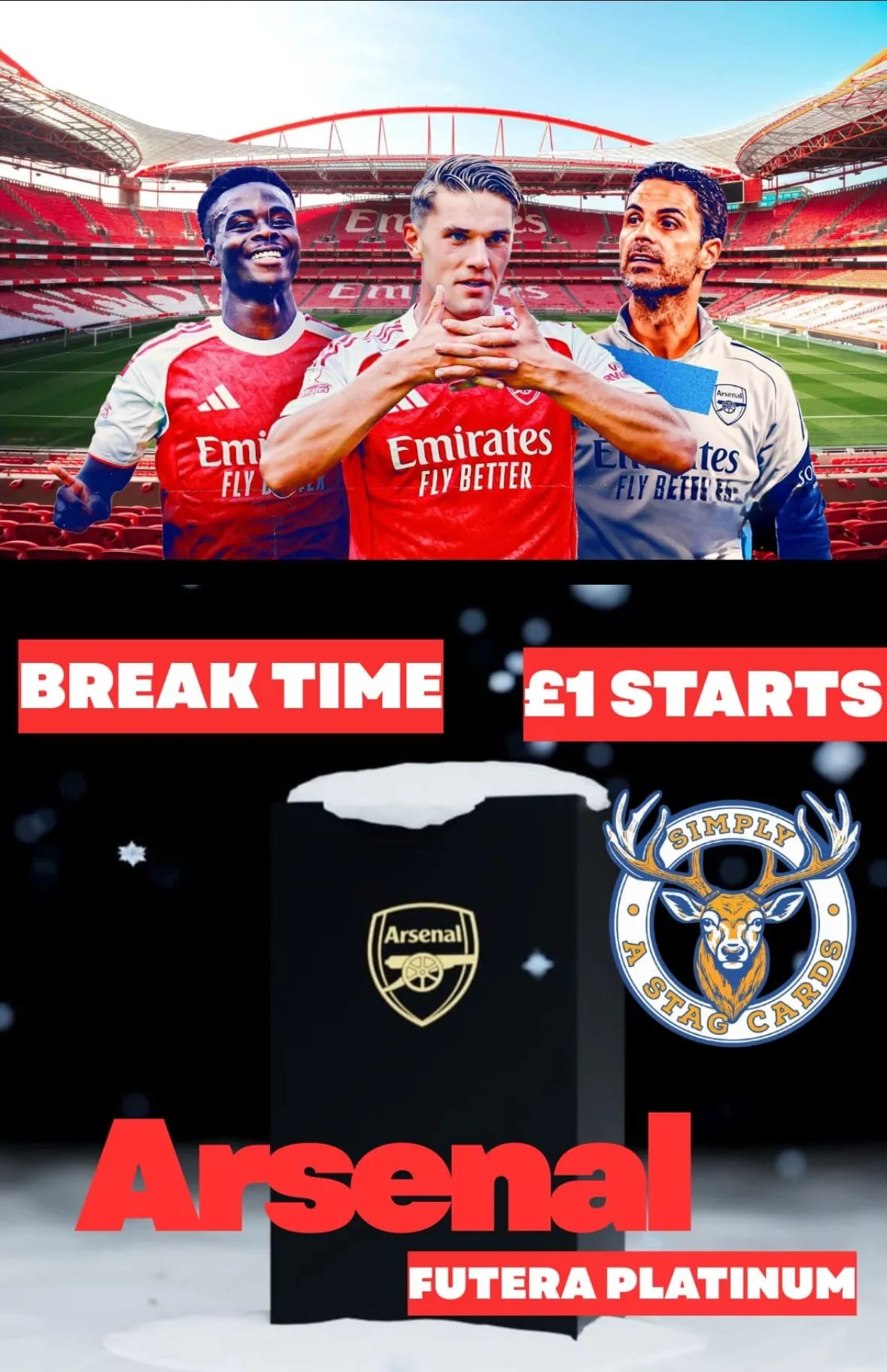 BRAD. ARSENAL FUTERA PLATINUM!