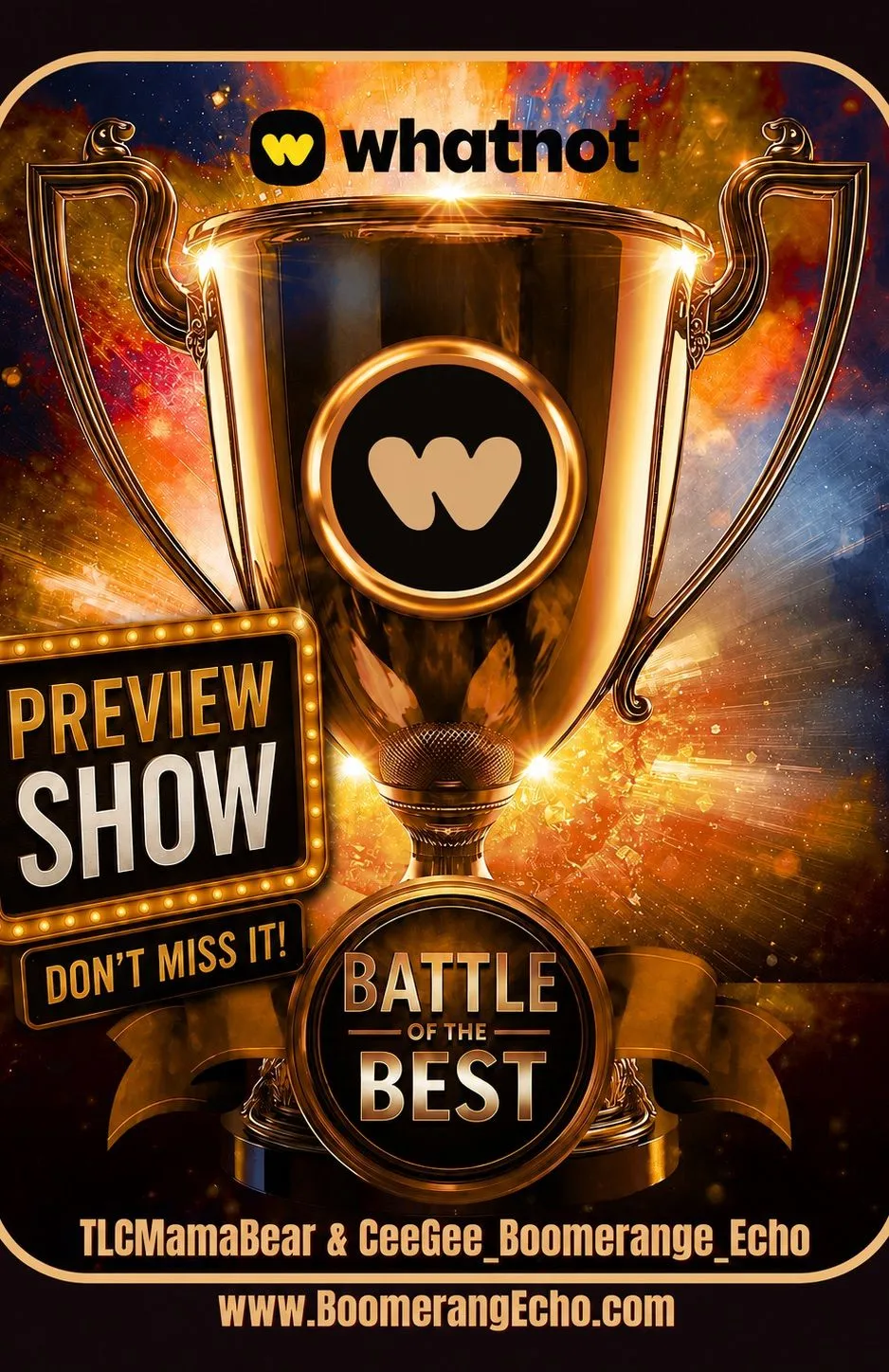 Thumbnail for live show