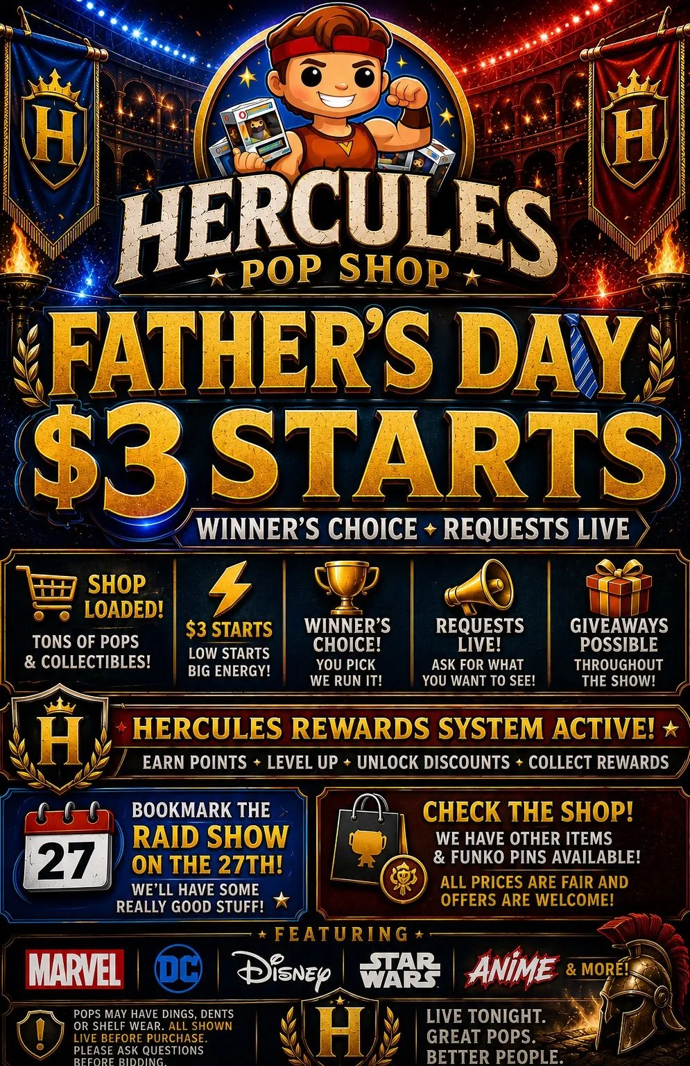 Thumbnail for live show