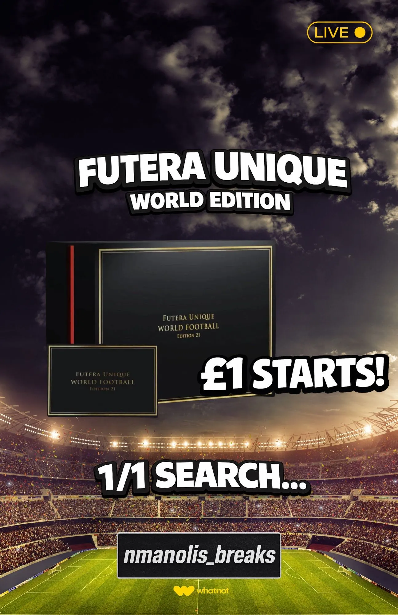 £1 STARTS‼️FUTERA WORLD EDITION FULL TEAMS🔥