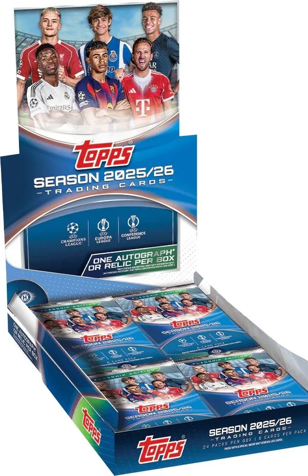 Topps UEFA Club Competitions 2025/26 hobby box break