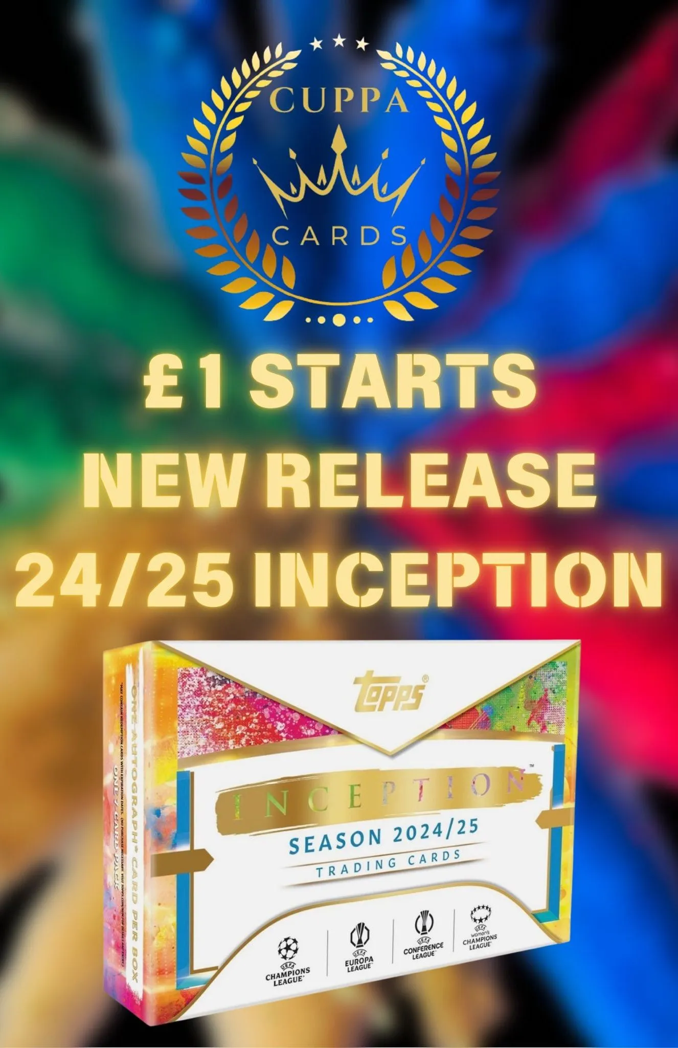 £1 STARTS & FREE BREAK - INCEPTION 24/25 with YKG 🦉