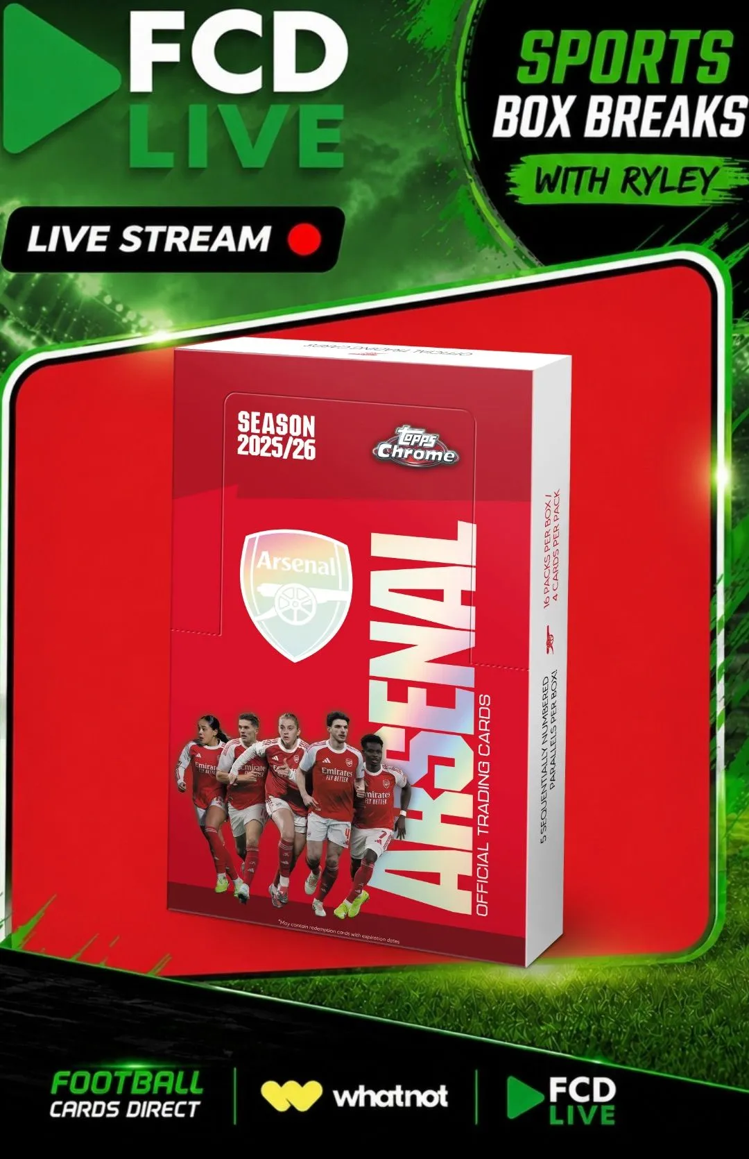 🔴⚪️ARSENAL CHROME⚪️🔴(With Ryley)