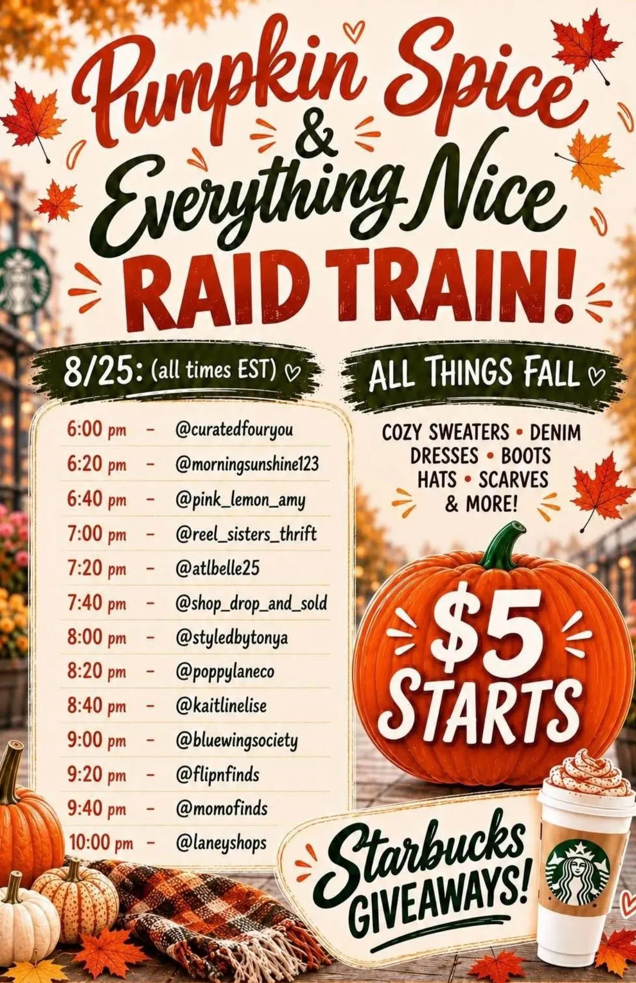 Thumbnail for live show