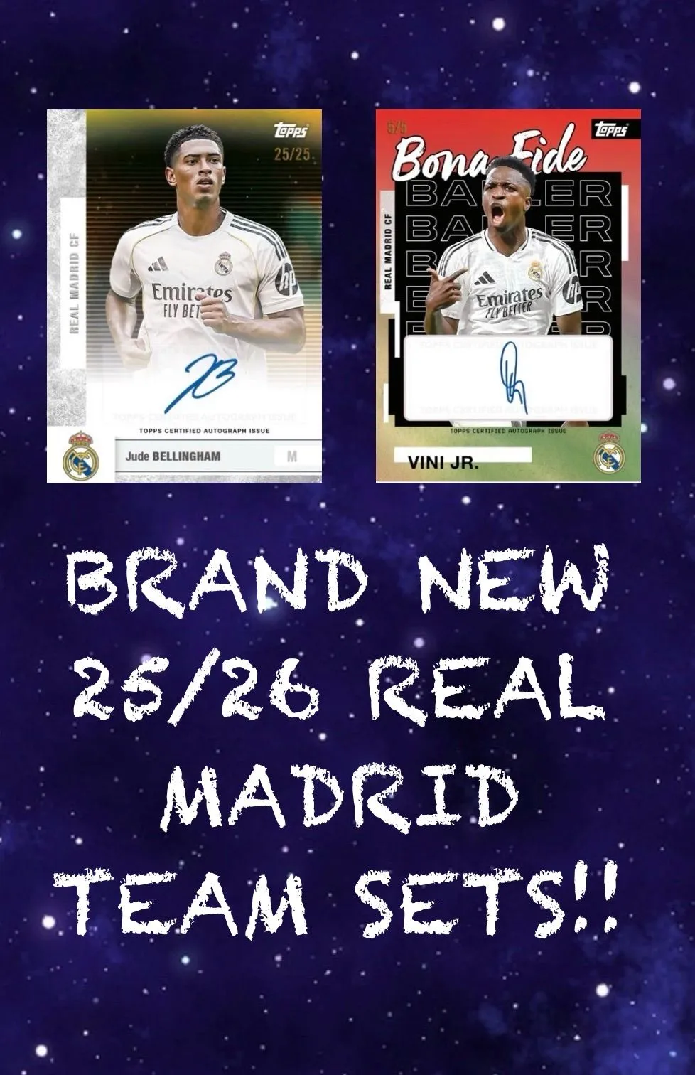 BRAND NEW 25/26 REAL MADRID TEAM SET!!