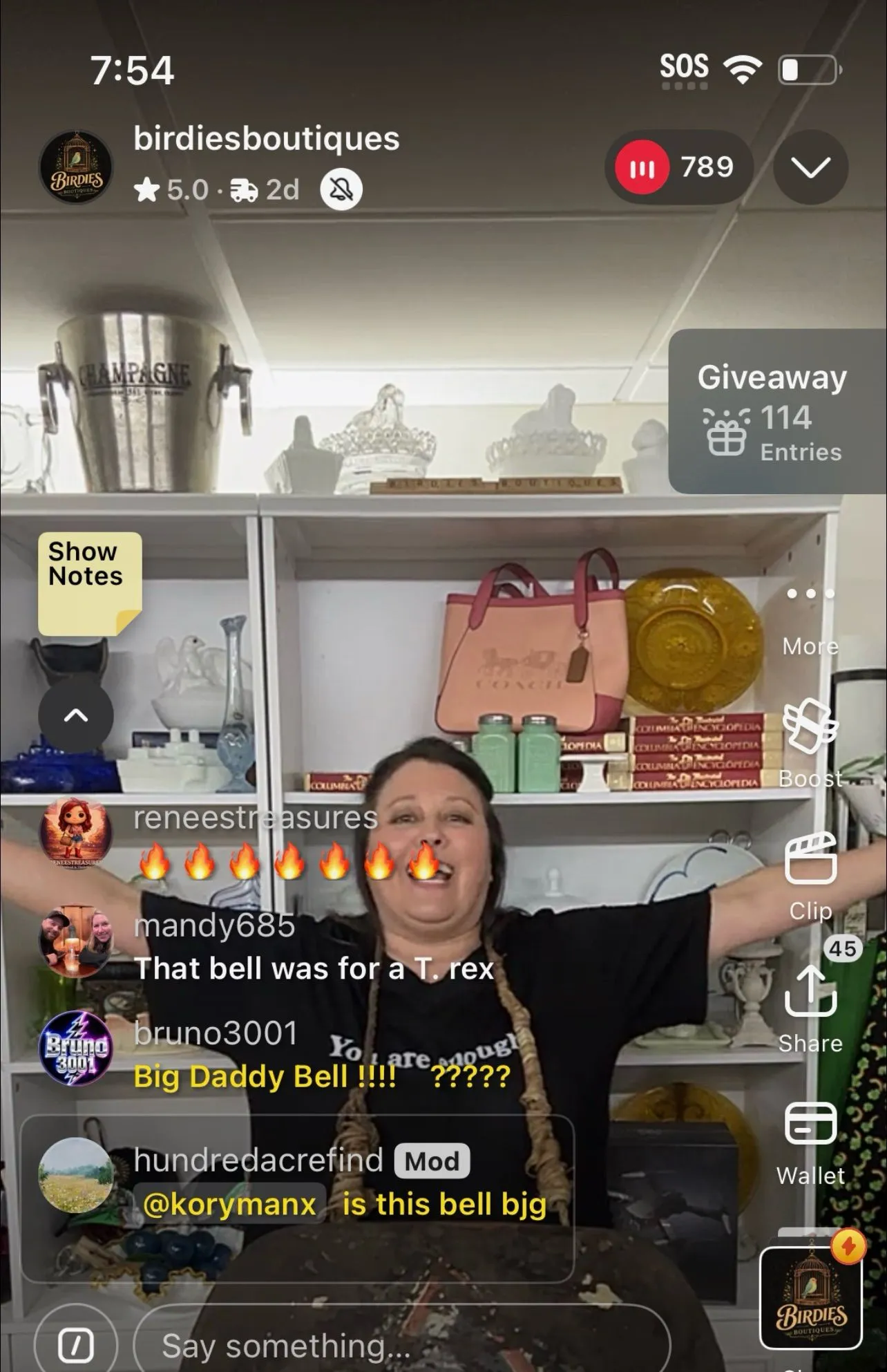 Thumbnail for live show