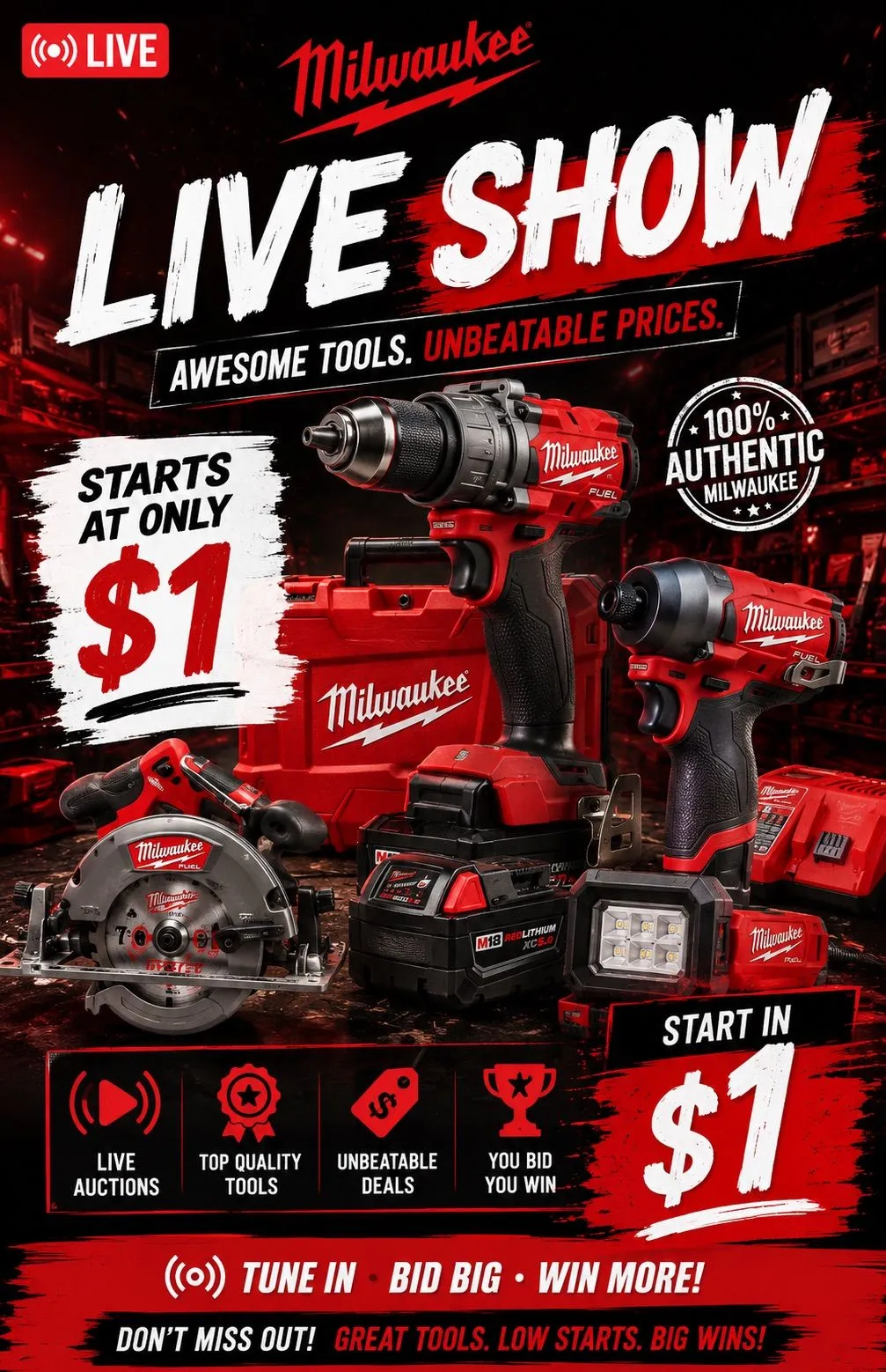 Thumbnail for live show