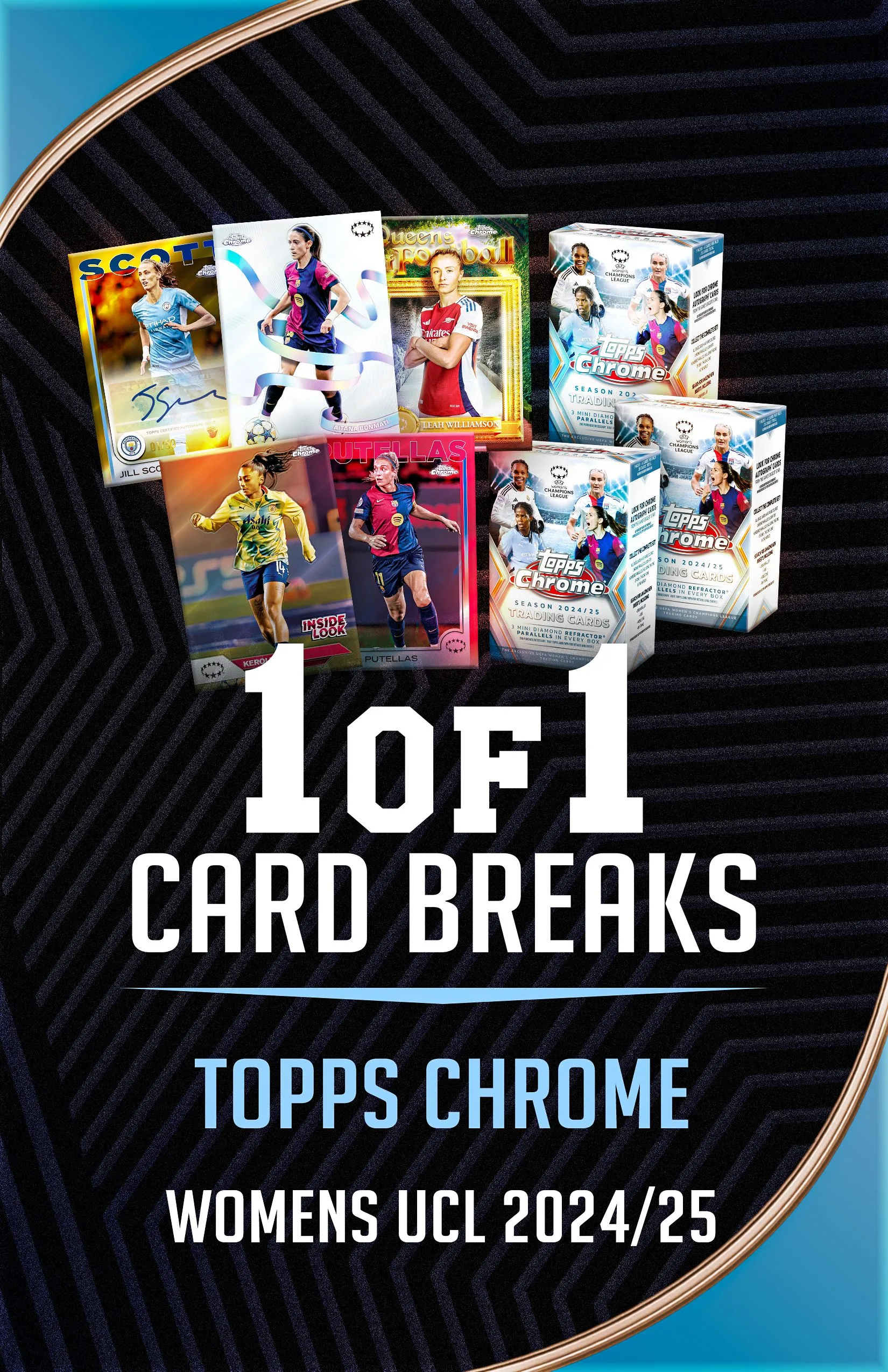 Topps Chrome Women's UCL 24/25 Blasters with Claire
